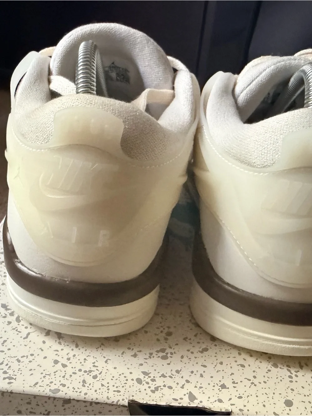 Air Jordan 4 RM- Size 9.5m - Neutral Cream Color